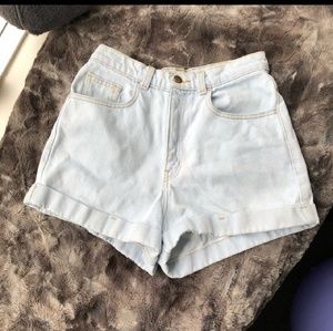 American apparel high waisted shorts